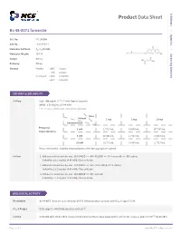 Product Data Sheet