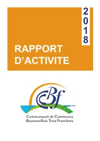 Rapport D'activité 2018