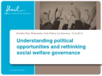 Understanding Political Opportunities and Rethinking Social Welfare Governance� 2 Number of Days of Strike