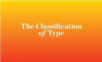 2 Classification of Type