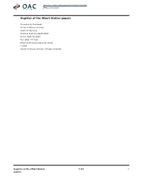Albert Glotzer Papers