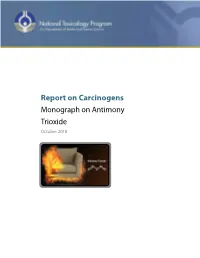 Antimony Trioxide October 2018