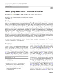 Chlorine Cycling and the Fate of Cl in Terrestrial Environments