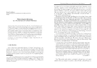 Phraseological Meaning As a Mechanism of Cultural Memory1