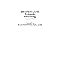 Systematic Bacteriology Second Edition
