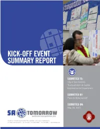 Kick-Off Summary Report