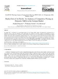 Market Exit of Air Berlin at the Intra- Sciencedirect German O&D Level