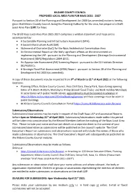 2027 Pursuant to Section 20 of the Planning and Development