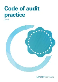 Code of Audit Practice 2016 Who We Are