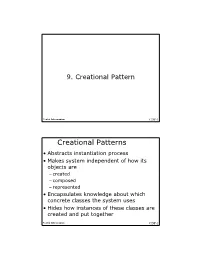 Creational Patterns