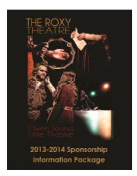 Final1314sponsor-Package1.Pdf