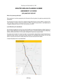 Greater Geelong Planning Scheme Amendment C413ggee Explanatory Report
