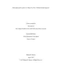 Knowledge and Perceptions of a Gluten-Free Diet: a Mixed-Methods Approach