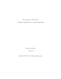 Thy Compassions, They Fail Not: Trends in the Modern Literature On
