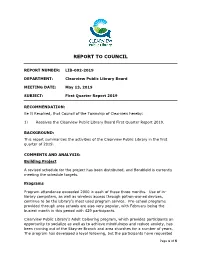 LIB-002-2019 (First Quarter Report 2019)