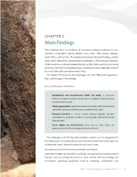 Main Findings