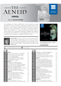 AENEID UNABRIDGED VIRGIL Read by David Collins