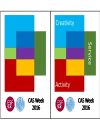 Creativity Activity Service