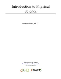 Introduction to Physical Science