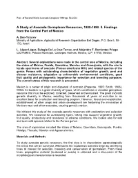 A Study of Avocado Germplasm Resources, 1988-1990. II. Findings from the Central Part of Mexico