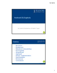 Android OS Exploits