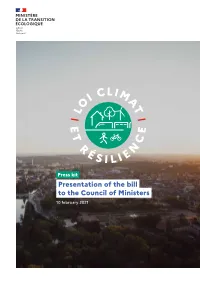 Climate and Resilience Bill