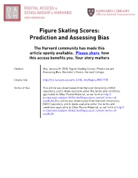 Figure Skating Scores: Prediction and Assessing Bias