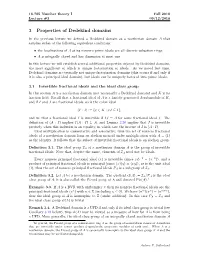 3 Properties of Dedekind Domains