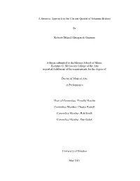A Semiotic Approach to the Clarinet Quintet of Johannes Brahms By