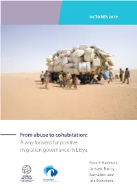 A Way Forward for Positive Migration Governance in Libya