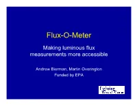 Flux-O-Meter