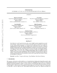 Arxiv:1902.06691V2 [Cs.CY] 19 Feb 2019 Machine- Or Deep-Learning Currently Only Play a Minor Role