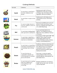 Cooking Methods
