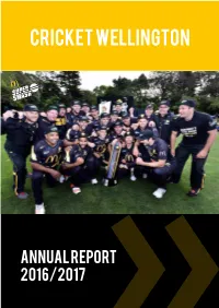 Cricket Wellington