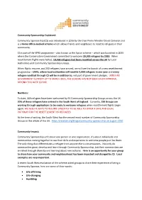 Community Sponsorship Explained