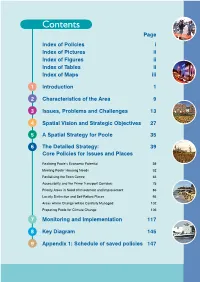 Contents Page Index of Policies I Index of Pictures Ii Index of Figures Ii Index of Tables Ii Index of Maps Iii