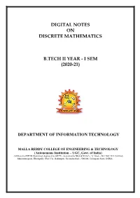 Discrete Mathematics