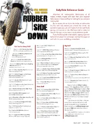Rally/Ride Reference Guide