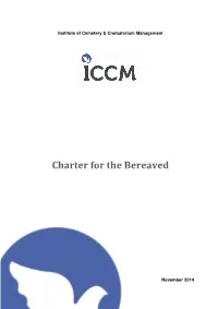 Charter for the Bereaved