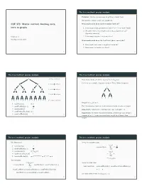 CSE 373: Master Method, Finishing Sorts, Intro to Graphs