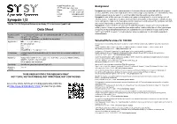 Data Sheet 106