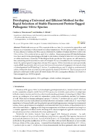 Developing a Universal and Efficient Method for the Rapid Selection Of