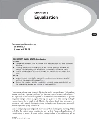 Equalization