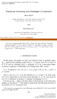 Fractional Colouring and Hadwiger's Conjecture