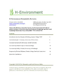 H-Environment Roundtable Reviews