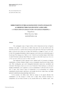85 Improvements in the Sociolinguistic