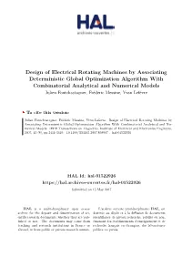 Design of Electrical Rotating Machines By