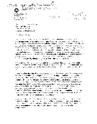 I Would Like to Update You on the Essential Air Service Situation at Alamosa and to Give You an Opportunity to Submit Any Comments If You Wish