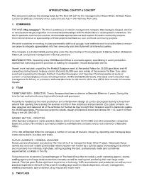 INTRODUCTIONS, CONTEXT & CONCEPT This Document Outlines