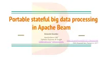 Portable Stateful Big Data Processing in Apache Beam